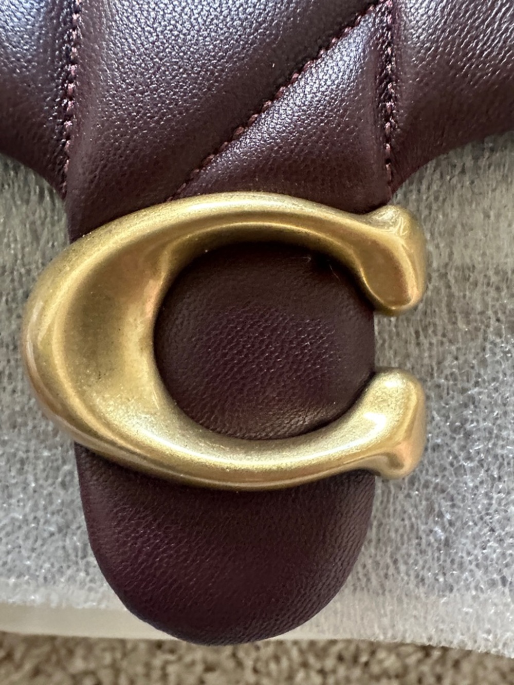 Coach Tabby 20 Black Currant! - Picture 6 of 6